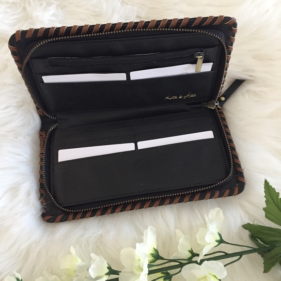 ❗️One Left❗️NWOT Kate & Alex  leather wallet - Picture 2 of 5